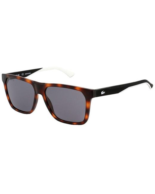 Lacoste Black L972s 57mm Sunglasses for men