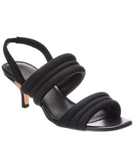Sanctuary Black Let's Go Leather Sandal