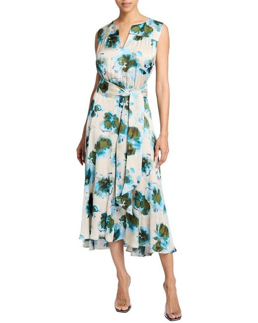 Santorelli Blue A-Line Dress