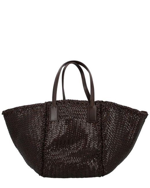 Dragon Diffusion Black Teresa Leather Tote