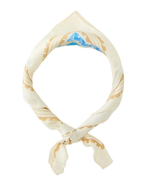 J.McLaughlin Metallic Nikka Silk Scarf