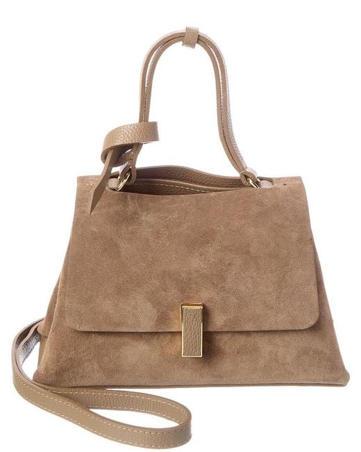 Isabella Rossetti Brown Ella27 Suede Tote