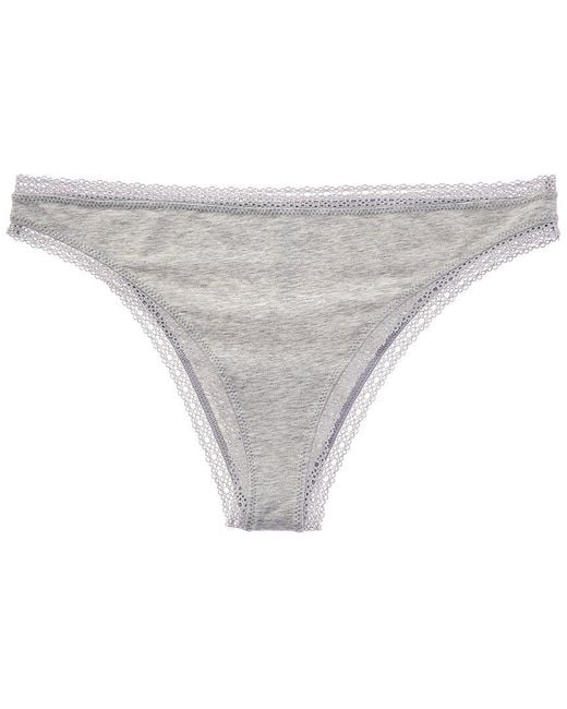 Passionata Gray Charlotte Lace Brief