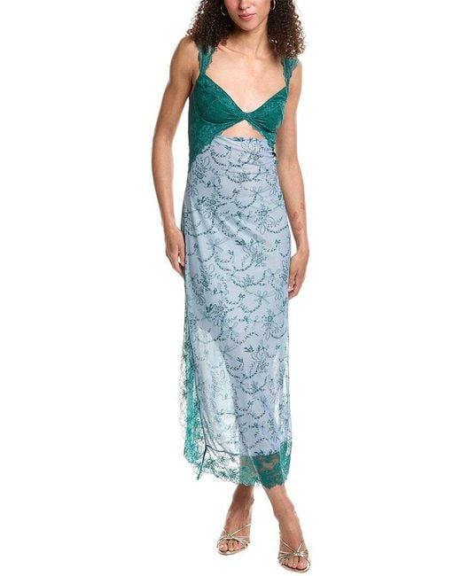 princess polly baby blue dress Intimately by Free People City Lights Mini main image 0