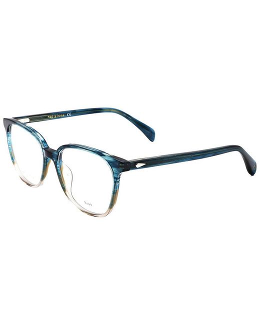 Rag & Bone Blue 52Mm Optical Frames