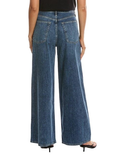 Rag & Bone Blue Serena High Rise Full Length Jean