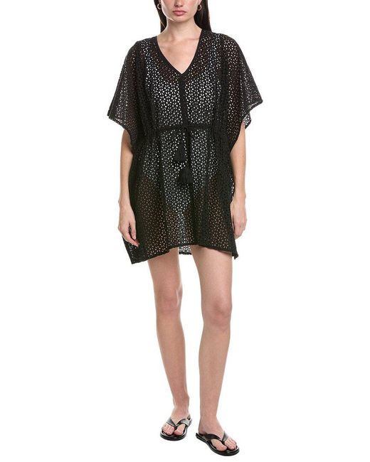 Echo Black Eyelet Butterfly Caftan