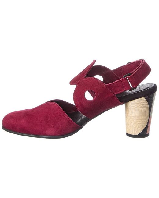 Arche Red Klonya Leather Pump