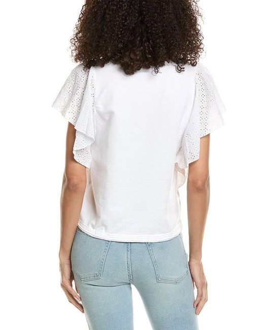 Michael Stars White Aika Top