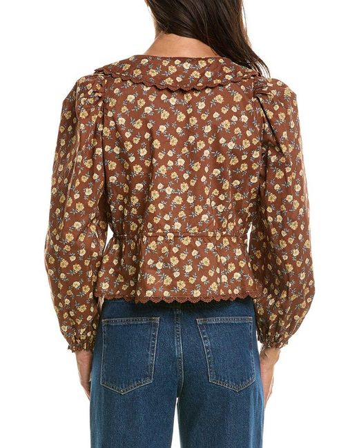 CELESTINE SEI Blue Top