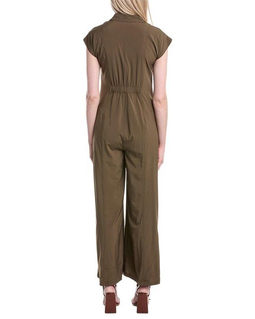 XCVI Green Solid Jumpsuit