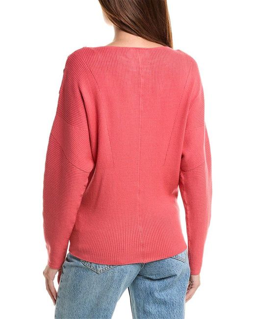 Tahari Dolman Pullover in Red Lyst UK