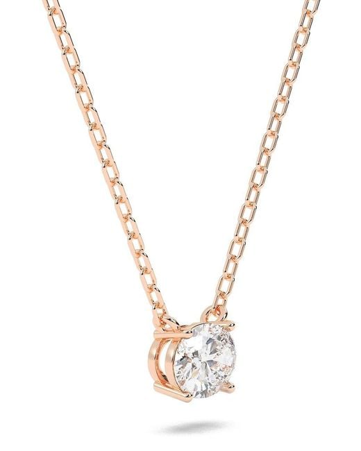 Lab Grown Diamonds Metallic 14K Rose 0.75 Ct. Tw. Lab-Grown Diamond Necklace