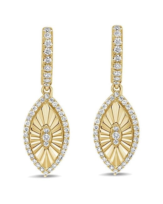 Sabrina Designs Metallic 14K 0.70 Ct. Tw. Diamond Dangle Earrings