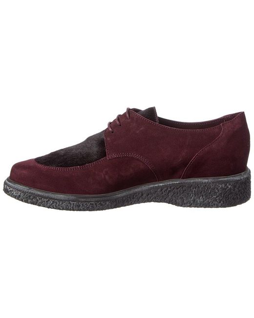 Arche Red Johiro Suede & Haircalf Sneaker