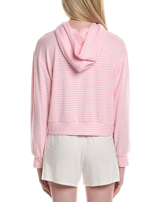 Pj Salvage Pink Happy Days Hoodie
