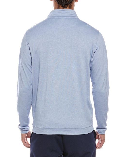 Peter Millar Blue 1/4-Zip Pullover for men