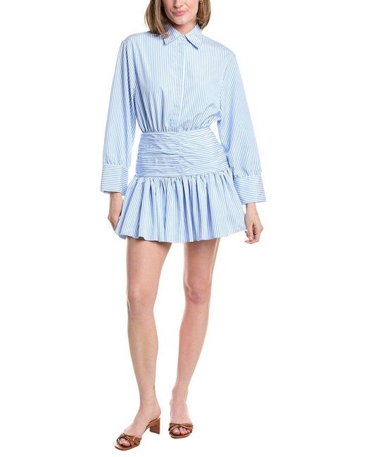 Ronny Kobo Blue Brenda Mini Dress