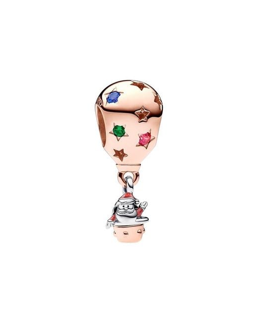 Pandora White Moments 14K Rose Plated Charm