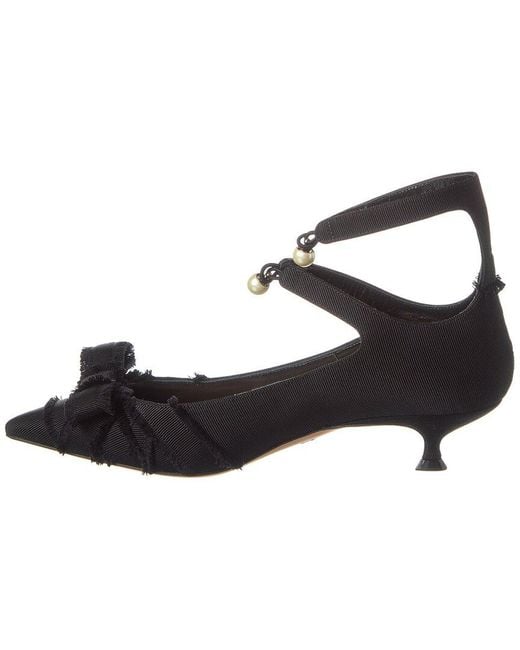 Dior Black Aable Grosgrain Pump