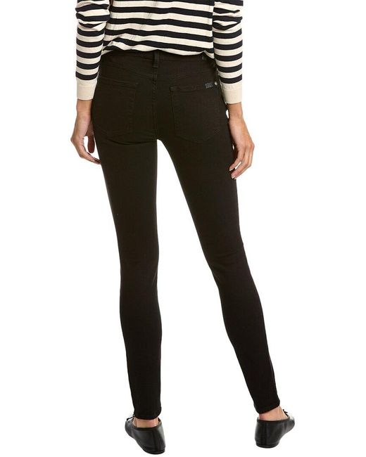 7 For All Mankind Gwenevere Black Skinny Jean