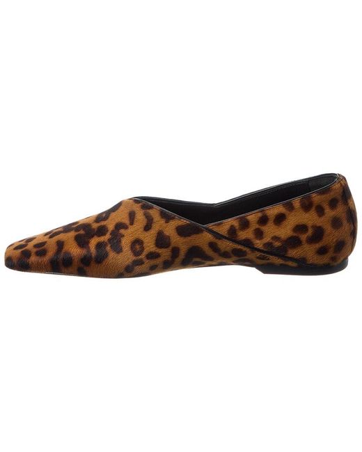 Totême  Brown Everyday Haircalf Flat