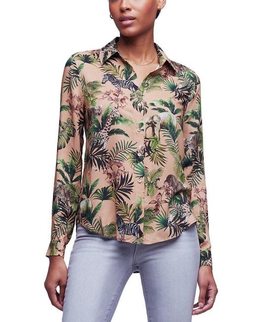 L'Agence Multicolor Holly Blouse