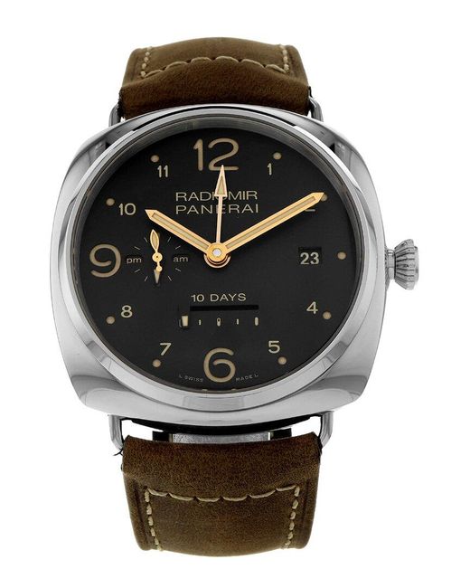 Panerai Gray Radiomir Watch, Circa 2012 (Authentic Pre-Owned) for men