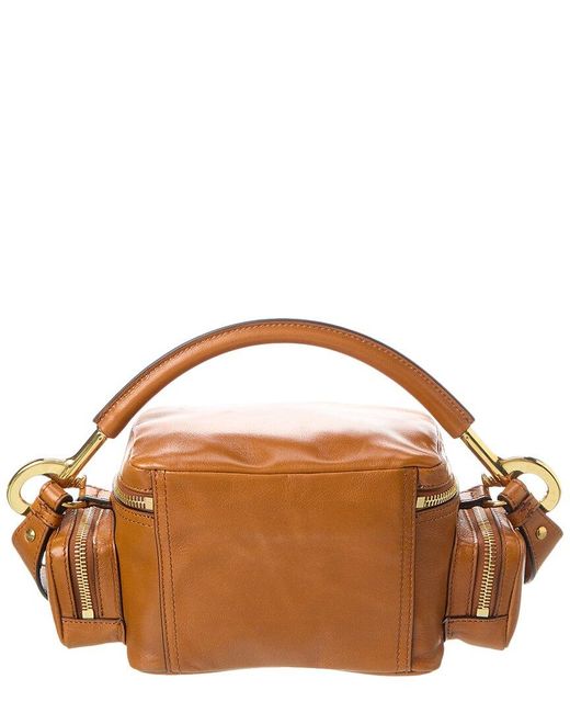 Chloé Brown Marcie Small Leather Shoulder Bag