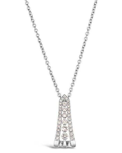Le Vian Metallic Le Vian Platinum Collection Platinum 0.44 Ct. Tw. Diamond Pendant Necklace