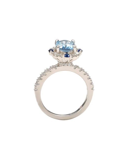 Suzy Levian CZ Jewelry Blue Suzy Levian Cz Ring