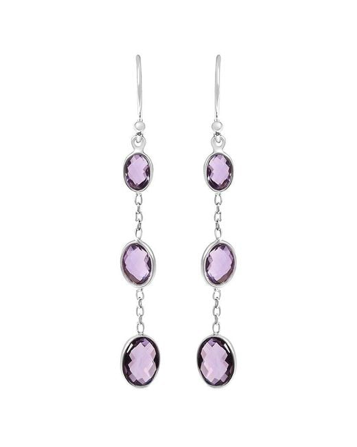 Haus of Brilliance White Dangle Earring