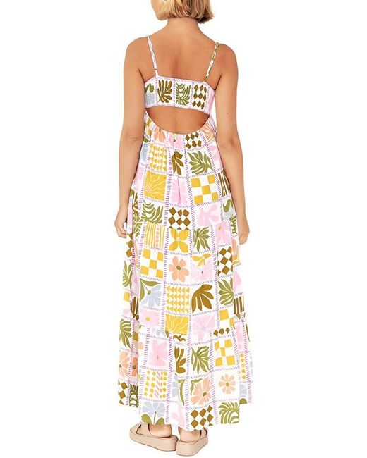 DELI S Metallic Printed Maxi Dress