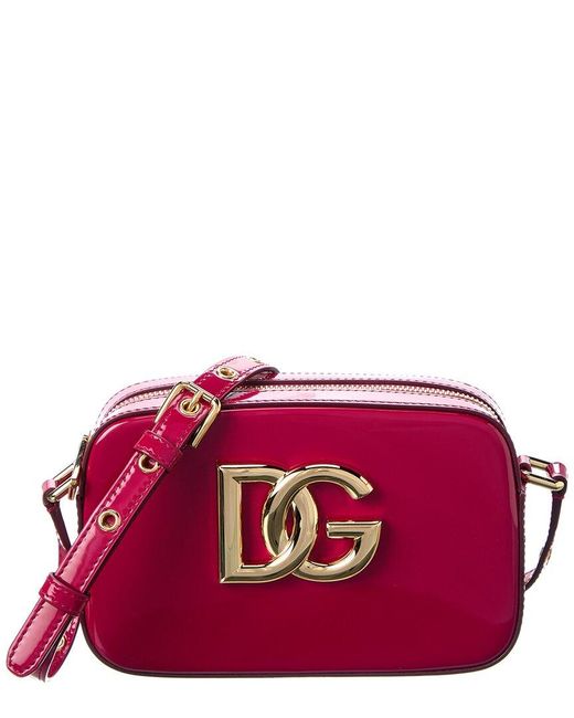 Dolce & Gabbana Purple 3.5 Patent Crossbody
