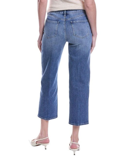 L'Agence Blue Crop Stovepipe Jean