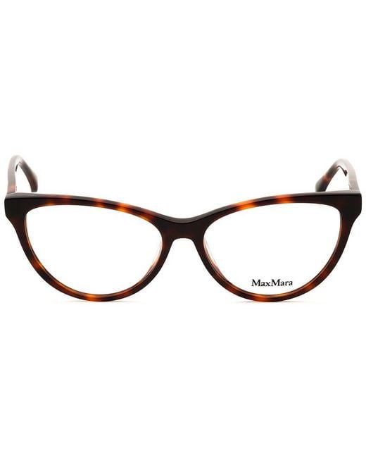 Max Mara Brown 55Mm Optical Frames