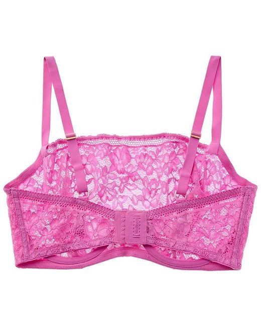 Wolford Pink Straight Laced Bralette