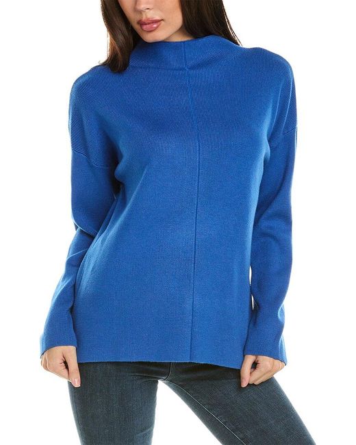 To My Lovers Blue Ribbed Wool-blend Sweater