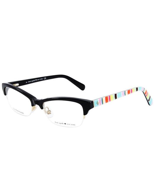 Kate Spade Black Marika 49Mm Optical Frames