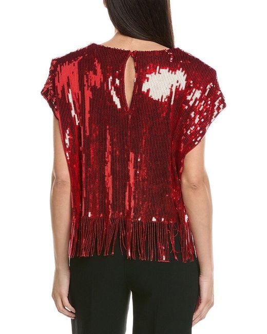 Ichi Red Ihmollia Top