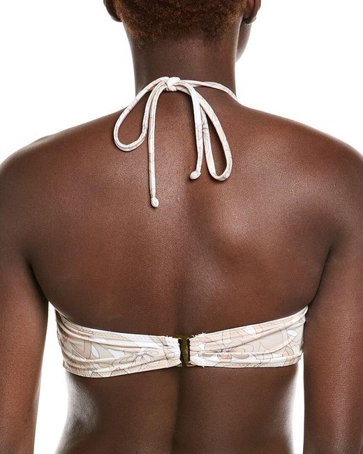 Ramy Brook Brown Printed Elmar Bikini Top