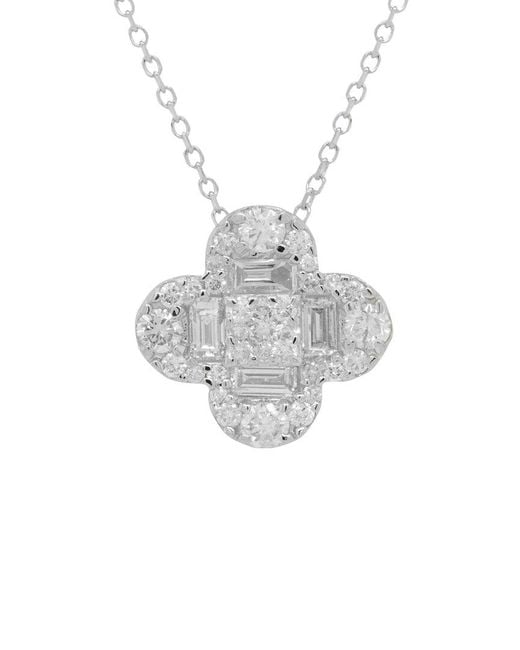 Diana M White 14k 0.70 Ct. Tw. Diamond Necklace