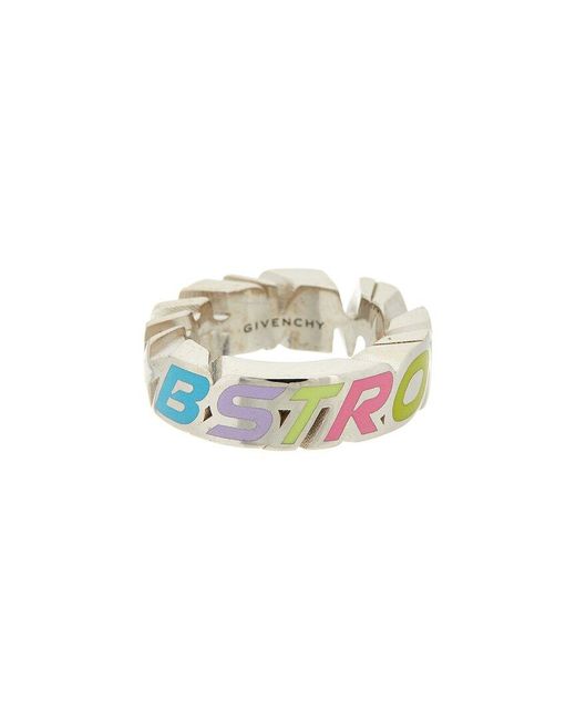 Givenchy White Bstroy Ring