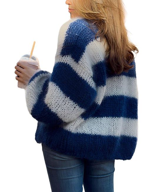 LEON GORI Blue Cardigan