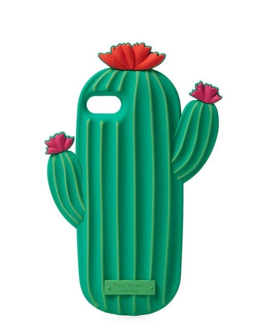 Kate Spade Green Silicone Cactus Iphone 7 Case