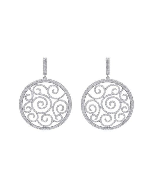 Diana M White Fine Jewelry 18k 6.05 Ct. Tw. Diamond Earrings