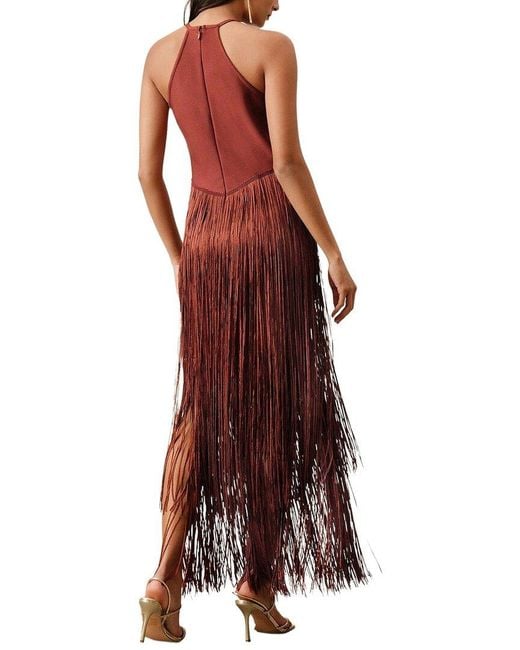 MIRA RICHI Brown Maxi Dress
