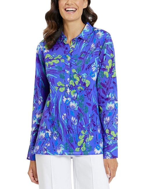 Jude Connally Blue Pru Pullover Top