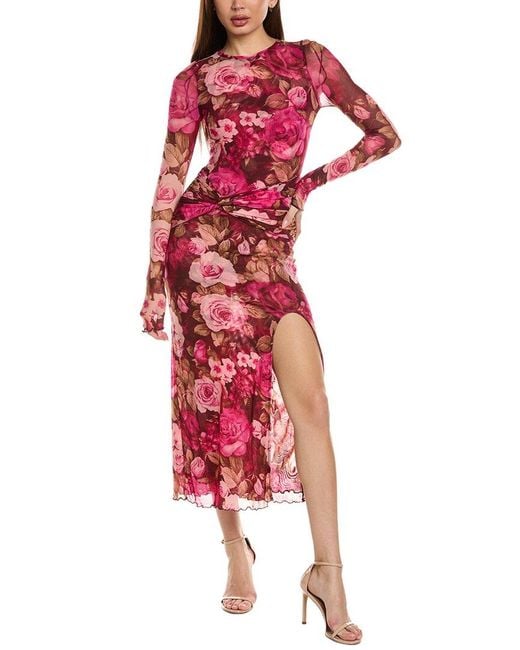 Free People Red Gianni Maxi Dress