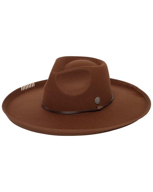 Frye Brown Round Crown Floppy